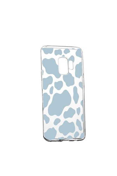 bestcase Θήκη σιλικόνης συμβατή με Samsung Galaxy S9, Μπλε Αγελάδα, ανθεκτική...