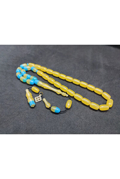 İskeçe Tesbih Τεχνούργημα του δασκάλου Τζουνάιντ Χασάν, Διπλό Χρώμα, 0.6 Deli...