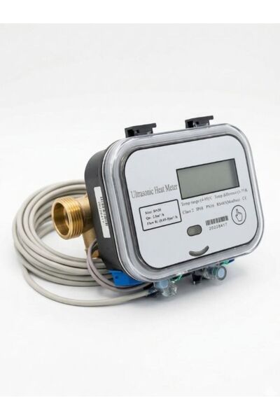 GÜMRÜK BEY DN20 Ultrasonik Isı ve Su Ölçer RS485 Modbus, IP68, CE Sertifikalı