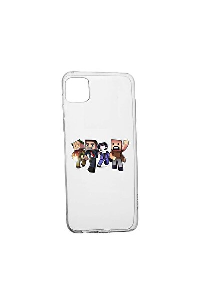 bestcase Θήκη σιλικόνης Minecraft, Συμβατή με Samsung Galaxy M32, ανθεκτική σ...