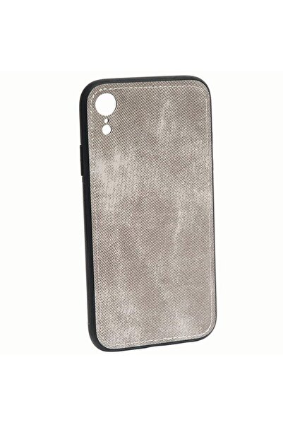 bestcase Husa de protectie pentru Apple iPhone XR, Denim Jeans Grey, anti-alu...
