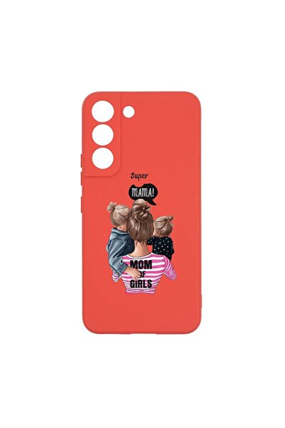 bestcase Θήκη σιλικόνης, Συμβατή με Samsung Galaxy S22 Plus, Σούπερ Μαμά, ανθ...