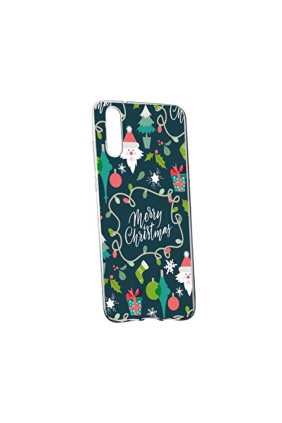 bestcase Θήκη σιλικόνης συμβατή με Samsung Galaxy A13, Καλά Χριστούγεννα, ανθ...