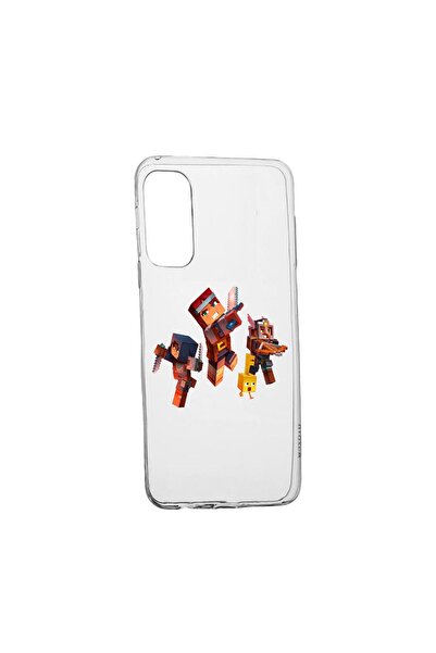bestcase Θήκη σιλικόνης Minecraft, Συμβατή με Samsung Galaxy S22 Plus, ανθεκτ...