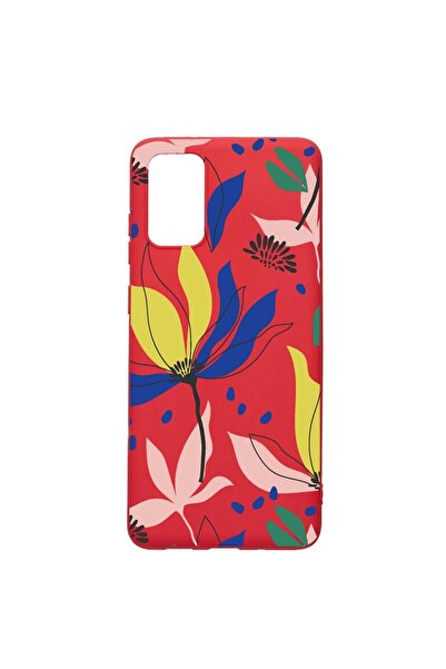 bestcase Θήκη σιλικόνης συμβατή με Samsung Galaxy S20 Plus, με σχέδιο λουλουδ...