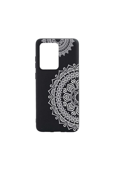 bestcase Θήκη σιλικόνης συμβατή με Samsung Galaxy S21 Ultra, Απλό σχέδιο δαντ...