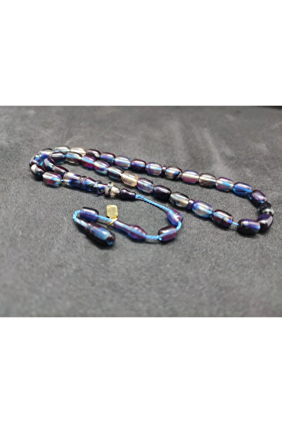 İskeçe Tesbih Uğur Şener Αριστοτεχνικό Έργο: Διπλής στρώσης γυαλισμένο κεχριμ...