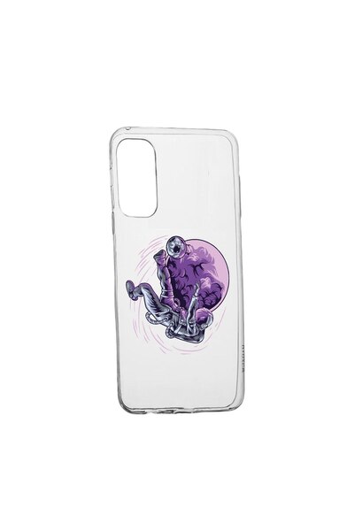 bestcase Θήκη σιλικόνης, Συμβατή με Samsung Galaxy A23, Αστροναύτης Ποδοσφαιρ...