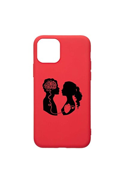 bestcase Θήκη σιλικόνης συμβατή με Apple iPhone 11 Pro, Σχέδιο Αγάπη με Εγκέφ...