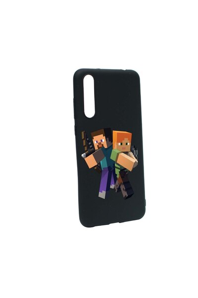 bestcase Θήκη σιλικόνης συμβατή με Samsung Galaxy A13, Minecraft, ανθεκτική σ...