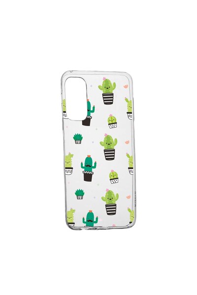 bestcase Θήκη Σιλικόνης, Συμβατή με Samsung Galaxy M23, Κάκτος, Ανθεκτική στη...