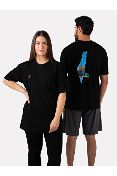 PALMFIT تيشيرت فلسطين كبير الحجم - الأمل