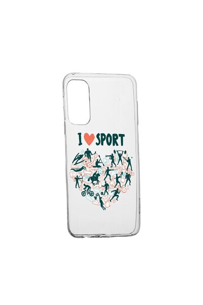 bestcase Θήκη σιλικόνης, Συμβατή με Samsung Galaxy M32 5G, Λατρεύω το Σπορ, Α...