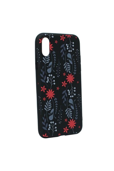 bestcase Husa Silicon Compatibila Cu Apple iPhone XS Max, Flowers Art, rezist...