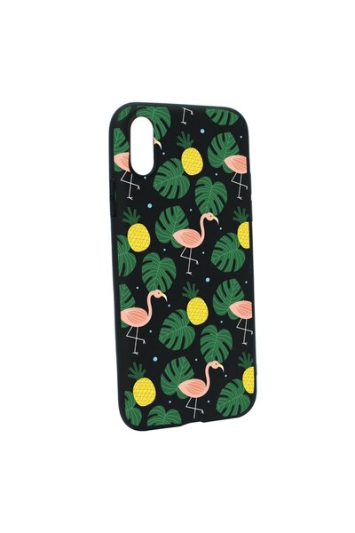 bestcase Θήκη σιλικόνης συμβατή με Apple iPhone XR, Τροπικό, ανθεκτική στη φθ...