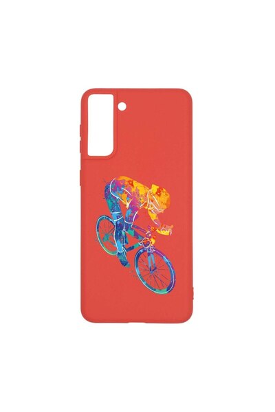 bestcase Θήκη σιλικόνης, Συμβατή με Samsung Galaxy S21 Plus, Πολύχρωμο σχέδιο...