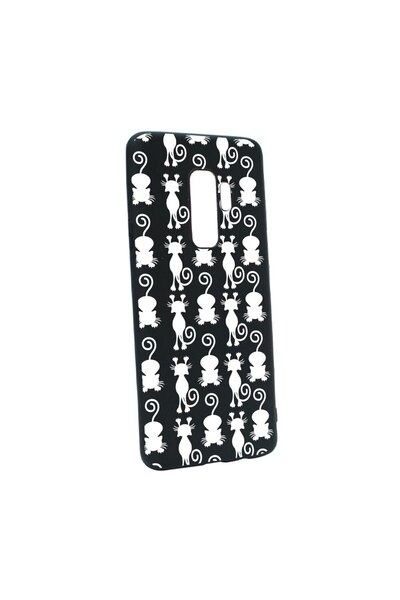 bestcase Θήκη σιλικόνης συμβατή με Samsung Galaxy S9, Μαύρη Γάτα, ανθεκτική σ...
