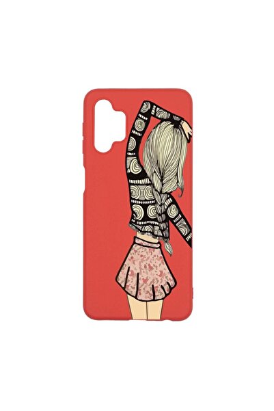 bestcase Θήκη σιλικόνης, Συμβατή με Samsung Galaxy A32 5G, Για κορίτσια, ανθε...