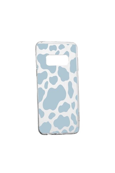 bestcase Θήκη σιλικόνης συμβατή με Samsung Galaxy S10, Μπλε Αγελάδα, ανθεκτικ...