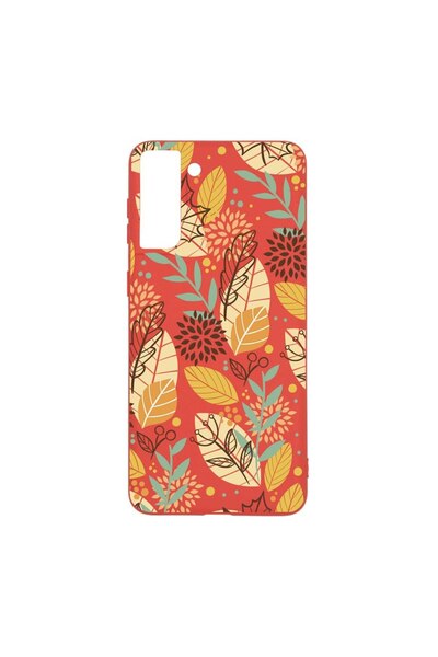 bestcase Θήκη σιλικόνης, Συμβατή με Samsung Galaxy S21 Plus, Φθινοπωρινή, ανθ...