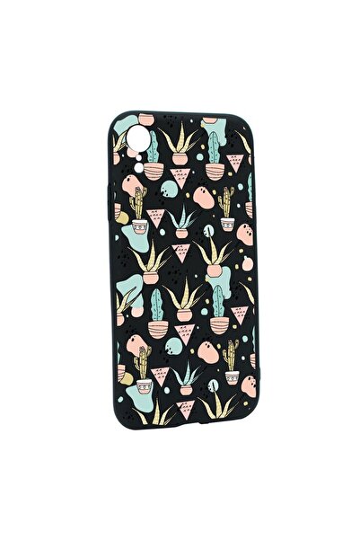 bestcase Θήκη σιλικόνης συμβατή με Apple iPhone XR, Κάκτος, ανθεκτική στη φθο...
