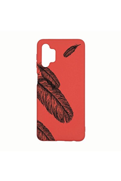 bestcase Θήκη σιλικόνης, Συμβατή με Samsung Galaxy A32 5G, Σχέδιο Φτερά BW, α...