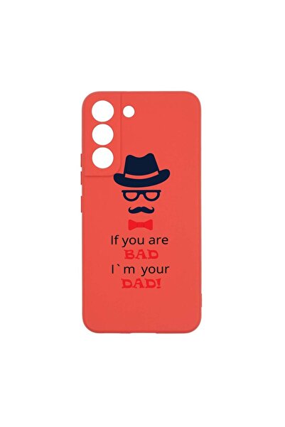 bestcase Θήκη σιλικόνης, Συμβατή με Samsung Galaxy S22 Plus, Bad Dad, ανθεκτι...