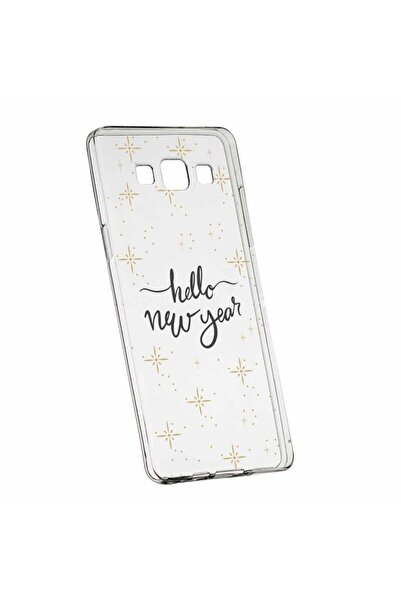 bestcase Θήκη για Samsung Galaxy J3 2016, Σιλικόνης, Λεπτή, Hello Νέο Έτος, 173