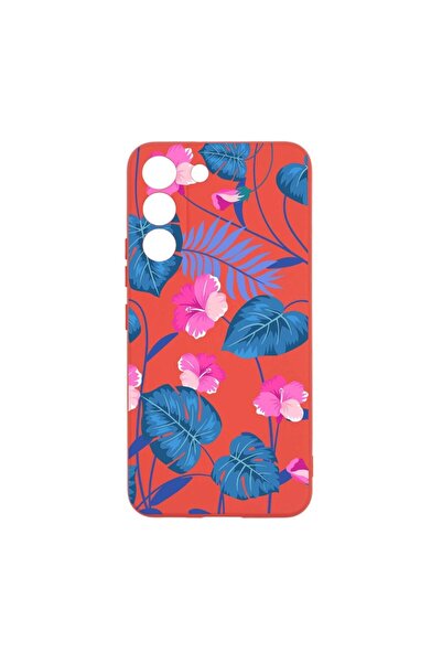 bestcase Θήκη σιλικόνης, Συμβατή με Samsung Galaxy S22 Plus, Τροπικό, ανθεκτι...