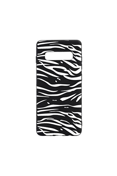 bestcase Θήκη σιλικόνης συμβατή με Samsung Galaxy S10 Plus, Ζέβρα, ανθεκτική ...