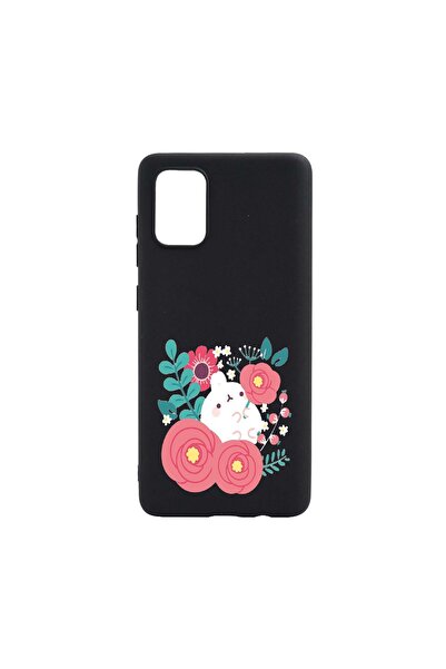 bestcase Husa Silicon Rabbit in flowers, compatibila cu Xiaomi Redmi Note 11,...