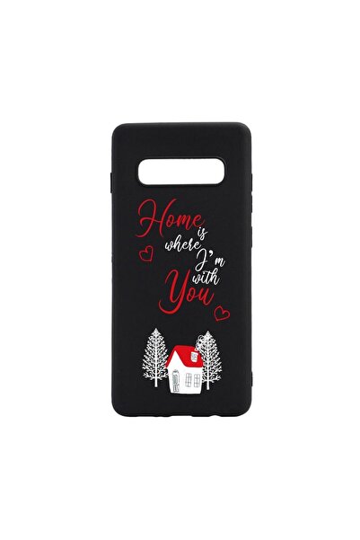 bestcase Θήκη σιλικόνης συμβατή με Samsung Galaxy S10 Plus, Οικία είναι εκεί ...