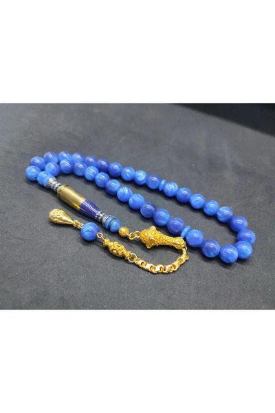 İskeçe Tesbih Ιμάμει Μποκσ Κέρμπερμπεράς με Κενό Πυρήνα και Ασημένιο Νακάσαρ ...