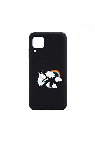 bestcase Θήκη σιλικόνης συμβατή με Samsung Galaxy A12, Μονόκερος - Σύννεφο, α...