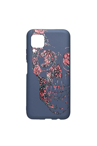 bestcase Силиконов калъф, съвместим със Samsung Galaxy M53, с дизайн на череп...
