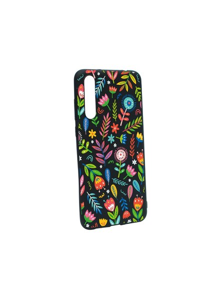 bestcase Θήκη σιλικόνης συμβατή με Samsung Galaxy A13, Χαρούμενα Λουλούδια, α...