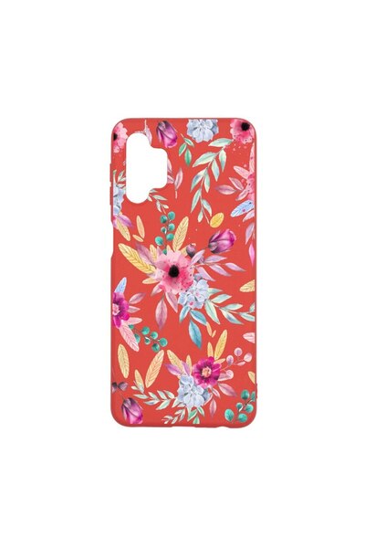 bestcase Θήκη σιλικόνης, Συμβατή με Samsung Galaxy M32 5G, Χαρούμενα Λουλούδι...