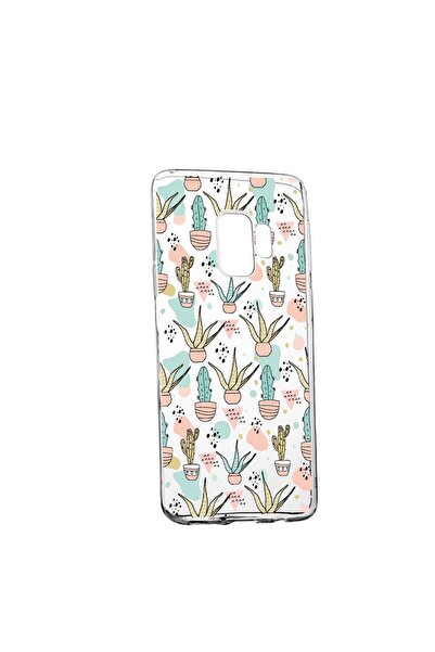 bestcase Θήκη σιλικόνης συμβατή με Samsung Galaxy S9 Plus, Κάκτος, ανθεκτική ...