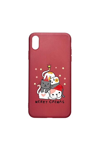 bestcase Husa Silicon, Compatibila Cu Apple iPhone XR, Merry Catmas, rezisten...