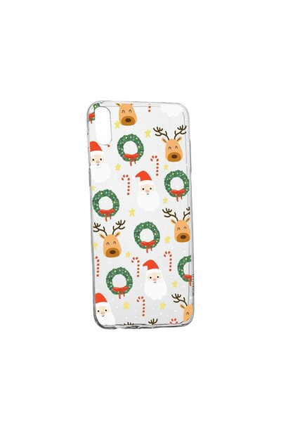 bestcase Husa Silicon Xmas, Compatibila cu Samsung Galaxy A02, rezistenta la ...