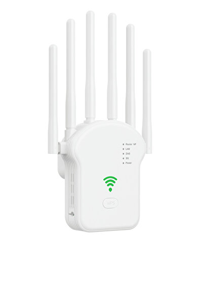 OEM 300Mbps 3 σε 1 Ενισχυτής WiFi, με 6 Εξωτερικές Κεραίες, Διπλής Ζώνης 2.4G...