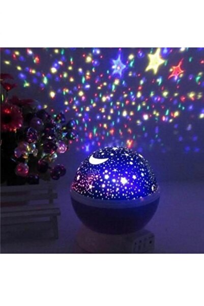 OEM Φωτιστικό Νυκτός με Προβολέα, με Αστέρια και Φεγγάρι, Bluetooth