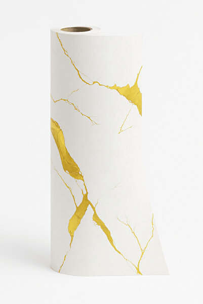 OEM Αυτοκόλλητη ταπετσαρία μαρμάρου λευκόχρυση MT-251, 3 μ. x 1,2 μ., σχέδιο ...