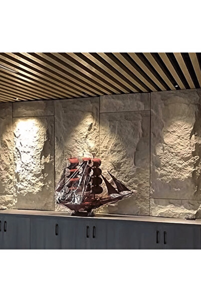 OEM Σετ 6 διακοσμητικών πάνελ Tip Piatra, με ρεαλιστική υφή 3D, 120 x 60 x 3 ...