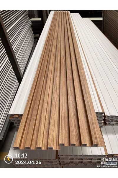 OEM Σετ 14 Διακοσμητικών Πάνελ, Ραβδωτά, Ανθεκτικό Σύνθετο Ξύλο WPC, 159×2900...