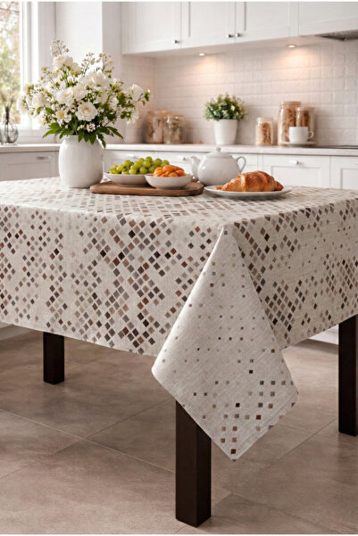 Ozsport Hygienic Oilcloth Tablecloth – Waterproof, Stain-Resistant, Easy to C...