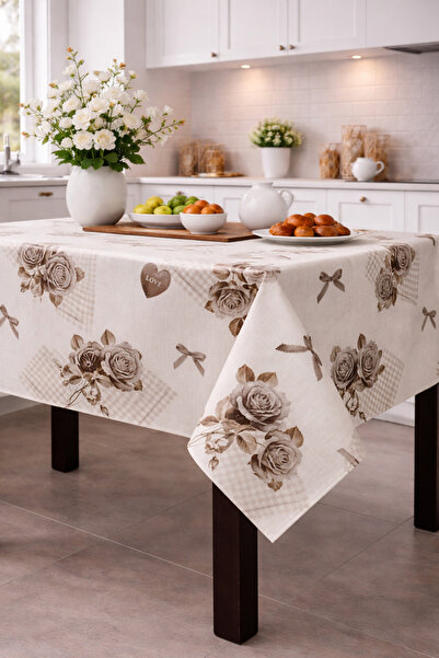 Ozsport Hygienic Oilcloth Tablecloth – Waterproof, Stain-Resistant, Easy to C...