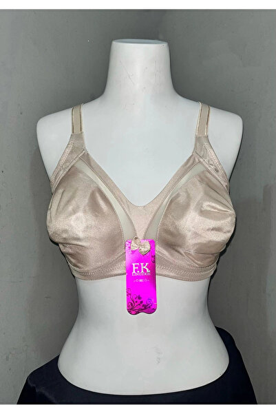 F.K Women's Tulle Detailed Underwireless Gathering Bra