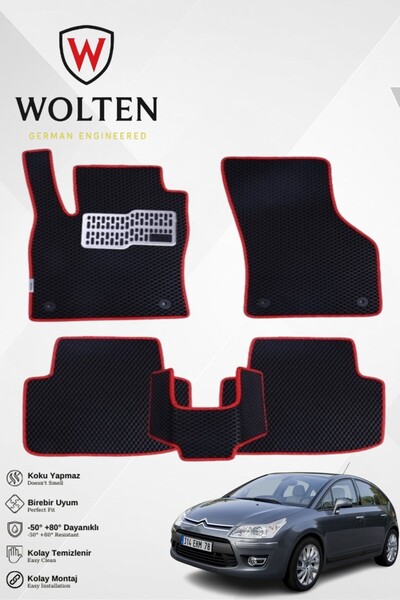 w wolten german engineered C4-CİTROEN-(2004-2010) İÇİN EVA İÇ PASPAS TAKIMI (...