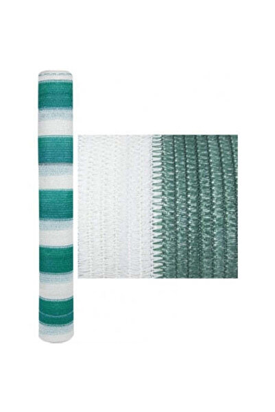 OEM Δίχτυ σκίασης λευκό-πράσινο, 2 x 10 μ., 80% σκίαση